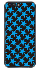 スター TYPE2 ブラック×ブルー （クリア） ZenFone 4 ZE554KL MVNOスマホ（SIMフリー端末） SECOND SKIN zenfone 4 ケース zenfone 4 カバー ze554kl ケース ze554kl カバー ゼンフォン4 ケース ゼンフォン4 カバー ゼンフォン4 送料無料