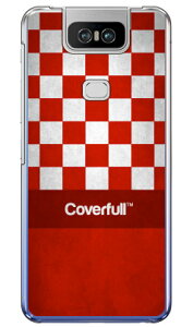 Cf LTD KICKS�R���N�V�����V���[�Y #7 �`�F�b�J�[ ���b�h×�z���C�g �i�N���A�j ZenFone 6 ZS630KL MVNO�X�}�z�iSIM�t���[�[���j Coverfull zenfone 6 �P�[�X zenfone 6 �J�o�[ zs630kl �P�[�X zs630kl �J�o�[ �[���t�H