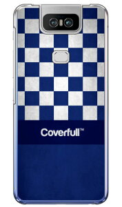 Cf LTD KICKS�R���N�V�����V���[�Y #7 �`�F�b�J�[ �l�C�r�[×�z���C�g �i�N���A�j ZenFone 6 ZS630KL MVNO�X�}�z�iSIM�t���[�[���j Coverfull zenfone 6 �P�[�X zenfone 6 �J�o�[ zs630kl �P�[�X zs630kl �J�o�[ �[���t