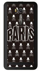 Code；C 「PARIS」 ブラック （クリア） ZenFone Go ZB551KL MVNOスマホ（SIMフリー端末） SECOND SKIN zenfone go ケース zenfone go カバー ゼンフォンゴー ケース ゼンフォンゴー カバー zb551kl ケース zb551kl カバー zenfone 送料無料