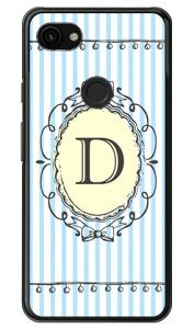 Cf LTD �C�j�V���� �A���t�@�x�b�g D �T�b�N�X �i�N���A�j Google Pixel 3a XL MVNO�X�}�z�iSIM�t���[�[���j�Edocomo�ESoftBank Coverfull google pixel 3a xl �P�[�X google pixel 3a xl �J�o�[ �O�[�O���s�N�Z��3aXL�P�[