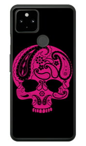 Paisley skull �u���b�N �i�N���A�j design by ROTM Google Pixel 4a �i5G�j MVNO�X�}�z�iSIM�t���[�[���j�ESoftBank SECOND SKIN google pixel 4a 5G �P�[�X google pixel 4a 5G �J�o�[ �O�[�O���s�N�Z��4a5G�P�[�X �O�[�O���s