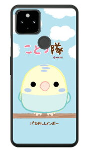 ことり隊シリーズ パステルレインボー (クリア) Google Pixel 4a (5G) MVNOスマホ(SIMフリー端末)・SoftBank google pixel 4a 5G ケース google pixel 4a 5G カバー グーグルピクセル4a5Gケース グーグルピ