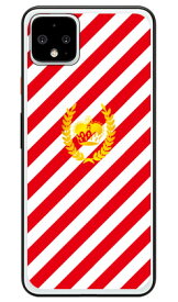 ストライプ レッド×ホワイト （ソフトTPUクリア） Google Pixel 4 XL MVNOスマホ（SIMフリー端末）・SoftBank SECOND SKIN google pixel 4 XL ケース google pixel 4 XL カバー グーグルピクセル4XLケース グーグルピクセル4XLカバー 送料無料