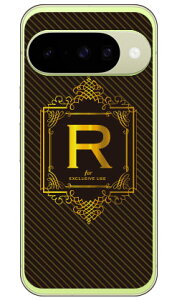 Cf LTD ���O�W���A���[�C�j�V���� R �S�[���h�C�G���[ (�N���A) Pixel 10 / Pixel 10 Pro Coverfull �{�� �ی� �n�[�h�P�[�X �X�}�z�J�o�[�@��������