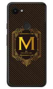 Cf LTD ���O�W���A���[�C�j�V���� M �S�[���h�C�G���[ �i�N���A�j Google Pixel 3a MVNO�X�}�z�iSIM�t���[�[���j�Edocomo�ESoftBank Coverfull google pixel 3a �P�[�X google pixel 3a �J�o�[ �O�[�O���s�N�Z��3a�P�[