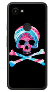 Psychedelic skull �s���N×�u���[ �i�N���A�j design by ROTM Google Pixel 3a MVNO�X�}�z�iSIM�t���[�[���j�Edocomo�ESoftBank SECOND SKIN google pixel 3a �P�[�X google pixel 3a �J�o�[ �O�[�O���s�N�Z��3a�P�[�X �O�[�O��