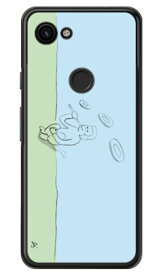 HUMON （クリア） design by オブチジン Google Pixel 3a MVNOスマホ（SIMフリー端末）・docomo・SoftBank SECOND SKIN google pixel 3a ケース google pixel 3a カバー グーグルピクセル3aケース グーグルピクセル3aカバー pixel3ケース 送料無料