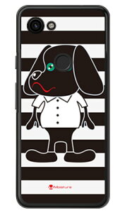 Doggy Stripe �u���b�N �i�N���A�j design by Moisture Google Pixel 3a MVNO�X�}�z�iSIM�t���[�[���j�Edocomo�ESoftBank SECOND SKIN google pixel 3a �P�[�X google pixel 3a �J�o�[ �O�[�O���s�N�Z��3a�P�[�X �O�[�O���s�N�Z