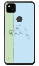 HUMON （クリア） design by オブチジン Google Pixel 4a MVNOスマホ（SIMフリー端末）・SoftBank SECOND SKIN google pixel 4 a ケース google pixel 4 a カバー グーグルピクセル4aケース グーグルピクセル4aカバー pixel4aケース 送料無料