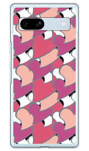 �n�[�g�t�� �p�[�v�� (�N���A) Pixel 7a SECOND SKIN �{�� �ی� �n�[�h�P�[�X �X�}�z�J�o�[�@��������