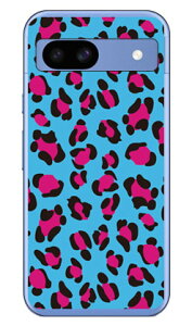 Leopard �u���[ (�N���A) design by ROTM Pixel 8a SECOND SKIN �{�� �ی� �n�[�h�P�[�X �X�}�z�J�o�[�@��������