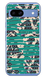 �A�u�X�g���N�g Camo �O���[�� �x�[�W�� (�N���A) Pixel 8a Coverfull �{�� �ی� �n�[�h�P�[�X �X�}�z�J�o�[�@��������