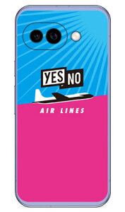 YESNO AIR LINES �T�b�N�X�u���[×�s���NPixel 9a (�\�t�gTPU) YESNO �P�[�X �J�o�[ �X�}�z�P�[�X �������� �ϏՌ� �v��
