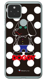 Doggy ホワイトドット （クリア） design by Moisture Google Pixel 5 MVNOスマホ（SIMフリー端末）・docomo・au・SoftBank SECOND SKIN google pixel 5 ケース google pixel 5 カバー グーグルピクセル5ケース グーグルピクセル5カバー 送料無料