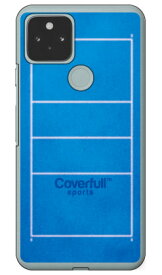 バレーコート ブルー（クリア） Google Pixel 5 MVNOスマホ（SIMフリー端末）・docomo・au・SoftBank Coverfull google pixel 5 ケース google pixel 5 カバー グーグルピクセル5ケース グーグルピクセル5カバー pixel5ケース pixel5カバー 送料無料