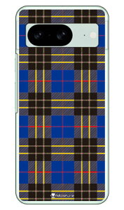 Tartan check �u���[ (�N���A) design by Moisture Pixel 8 SECOND SKIN �{�� �ی� �n�[�h�P�[�X �X�}�z�J�o�[�@��������