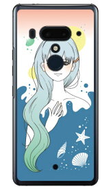 Ocean Blue （クリア） design by いせきあい HTC U12+ MVNOスマホ（SIMフリー端末） Coverfull スマホケース ハードケース htc u12+ U12プラス u12+ ケース u12+ カバー U12プラス ケース U12プラス カバー htc u12+ ケース htc 送料無料