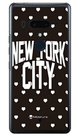 NYC ホワイトハートドット （クリア） design by Moisture HTC U12+ MVNOスマホ（SIMフリー端末） SECOND SKIN ハードケース htc u12+ U12プラス u12+ ケース u12+ カバー U12プラス ケース U12プラス カバー htc u12+ ケース htc 送料無料