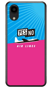 YESNO AIR LINES �T�b�N�X�u���[×�s���N (�N���A) DIGNO SX5 KC-S306 YESNO �{�� �ی� �n�[�h�P�[�X �X�}�z�J�o�[�@��������