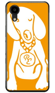 Dog �I�����W×�z���C�g design by ROTM DIGNO SX5 (KC-S306) (�\�t�gTPU) SECOND SKIN �P�[�X �J�o�[ �X�}�z�P�[�X �������� �ϏՌ� �v�����g �ی� �Ռ��z��