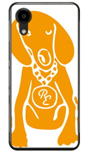 Dog �z���C�g×�I�����W design by ROTM DIGNO SX5 (KC-S306) (�\�t�gTPU) SECOND SKIN �P�[�X �J�o�[ �X�}�z�P�[�X �������� �ϏՌ� �v�����g �ی� �Ռ��z��