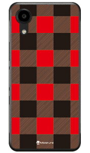 Buffalo check ���b�h DIGNO SX5 (KC-S306) (�\�t�gTPU) SECOND SKIN �P�[�X �J�o�[ �X�}�z�P�[�X �������� �ϏՌ� �v�����g �ی� �Ռ��z��