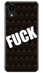 Cf LTD FUCK�i�t�@�b�N�j �� �u���b�N (�N���A) DIGNO SX5 KC-S306 Coverfull �{�� �ی� �n�[�h�P�[�X �X�}�z�J�o�[�@��������