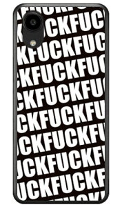 Cf LTD FUCK�i�t�@�b�N�j �p�^�[�� �u���b�N (�N���A) DIGNO SX5 KC-S306 Coverfull �{�� �ی� �n�[�h�P�[�X �X�}�z�J�o�[�@��������
