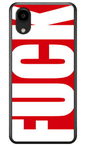 Cf LTD FUCK�i�t�@�b�N�j �� ���b�h (�N���A) DIGNO SX5 KC-S306 Coverfull �{�� �ی� �n�[�h�P�[�X �X�}�z�J�o�[�@��������