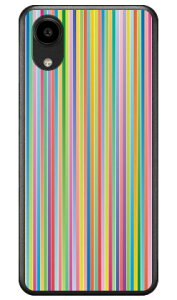 �J���t���X�g���C�v (�N���A) DIGNO SX5 KC-S306 Coverfull �{�� �ی� �n�[�h�P�[�X �X�}�z�J�o�[�@��������