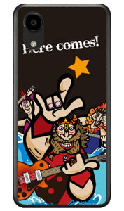 Rock���₶ (�N���A) design by Ringo DIGNO SX5 KC-S306 Coverfull �{�� �ی� �n�[�h�P�[�X �X�}�z�J�o�[�@��������