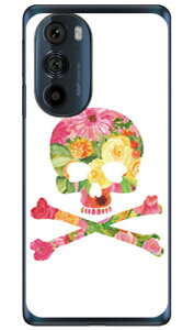 Flower skull �z���C�g �i�\�t�gTPU�N���A�j design by ROTM motorola edge 30 PRO XT2201 MVNO�X�}�z�iSIM�t���[�[���j SECOND SKINmotorola edge 30 PRO XT2201 �P�[�X motorola edge 30 PRO XT2201 �J�o�[ ���g���[���G�b�W30�v�� 