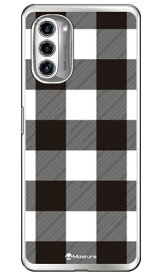 Buffalo check ホワイト （ソフトTPUクリア） design by Moisture moto g52j 5G・g52j 5G II・g52j 5G SPECIAL SECOND SKINmoto g52j 5g ケース moto g52j 5g カバー モトg52j5g ケース モトg52j5g カバー モトジー52ジェイ5G ケース 送料無料