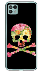 Flower skull �u���b�N �i�\�t�gTPU�N���A�j design by ROTM moto g50 5G XT2149 MVNO�X�}�z�iSIM�t���[�[���j SECOND SKIN moto g50 5g �P�[�X moto g50 5g �J�o�[ ���gg50 5g �P�[�X ���gg50 5g �J�o�[ ���g�W�[505�W�[ �P�[