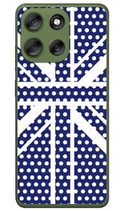 Cross dot union jack �l�C�r�[moto g66y 5G (A501MO) / moto g66j 5G (XT2529) (�\�t�gTPU) SECOND SKIN �P�[�X �J�o�[ �X�}�z�P�[�X �������� �Ϗ�