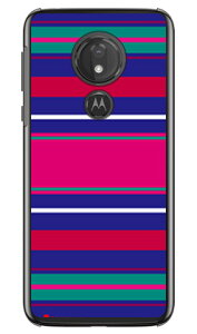 Moisture Stripe �u���[ �i�N���A�j design by Moisture moto g7 POWER XT1955 MVNO�X�}�z�iSIM�t���[�[���j SECOND SKIN mvno sim�t���[ �g�� motog7power ���g���[�� �X�}�z moto g7 power xt1955 moto g7 power �P�[�X moto g7 power 