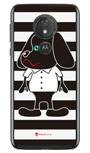 Doggy Stripe �u���b�N �i�N���A�j design by Moisture moto g7 POWER XT1955 MVNO�X�}�z�iSIM�t���[�[���j SECOND SKIN mvno sim�t���[ �g�� motog7power ���g���[�� �X�}�z moto g7 power xt1955 moto g7 power �P�[�X moto g7 power 