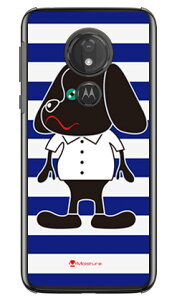 Doggy Stripe �l�C�r�[ �i�N���A�j design by Moisture moto g7 POWER XT1955 MVNO�X�}�z�iSIM�t���[�[���j SECOND SKIN mvno sim�t���[ �g�� motog7power ���g���[�� �X�}�z moto g7 power xt1955 moto g7 power �P�[�X moto g7 power 