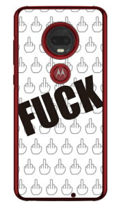 Cf LTD FUCK�i�t�@�b�N�j �� �z���C�g �i�N���A�j moto g7 PLUS XT1965 MVNO�X�}�z�iSIM�t���[�[���j Coverfull mvno sim�t���[ �g�� motog7plus ���g���[�� �X�}�z moto g7 plus xt1965 moto g7 plus �P�[�X moto g7 plus �J�o