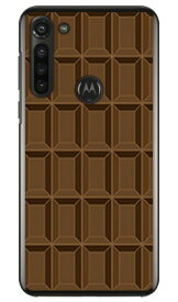 チョコレート TYPE2 ブラウン （クリア） moto g8 power XT2041 MVNOスマホ（SIMフリー端末） SECOND SKIN moto g8 power ケース moto g8 power カバー モトg8パワー ケース モトg8パワー カバー モトジー8パワー ケース モトジー8パワー カバー 送料無料