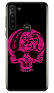 Paisley skull �u���b�N �i�N���A�j design by ROTM moto g8 power XT2041 MVNO�X�}�z�iSIM�t���[�[���j SECOND SKIN moto g8 power �P�[�X moto g8 power �J�o�[ ���gg8�p���[ �P�[�X ���gg8�p���[ �J�o�[ ���g�W�[8�p���[ 