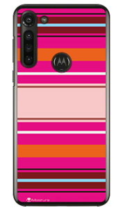 Moisture Stripe �s���N �i�N���A�j design by Moisture moto g8 power XT2041 MVNO�X�}�z�iSIM�t���[�[���j SECOND SKIN moto g8 power �P�[�X moto g8 power �J�o�[ ���gg8�p���[ �P�[�X ���gg8�p���[ �J�o�[ ���g�W�[8�p��