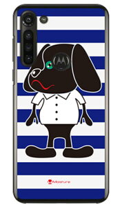 Doggy Stripe �l�C�r�[ �i�N���A�j design by Moisture moto g8 power XT2041 MVNO�X�}�z�iSIM�t���[�[���j SECOND SKIN moto g8 power �P�[�X moto g8 power �J�o�[ ���gg8�p���[ �P�[�X ���gg8�p���[ �J�o�[ ���g�W�[8�p��