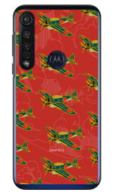 零戦52型 紅色 （クリア） design by figeo moto g8 plus XT2019 MVNOスマホ（SIMフリー端末） Coverfull mvno simフリー 携帯 motog8plus モトローラ スマホ moto g8 plus xt2019 moto g8 plus ケース moto g8 plus カバー モトローラ moto g8 送料無料