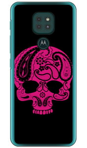 Paisley skull �u���b�N �i�N���A�j design by ROTM moto g9 PLAY XT2083 MVNO�X�}�z�iSIM�t���[�[���j SECOND SKIN moto g9 play �P�[�X moto g9 play �J�o�[ ���gg9play �P�[�X ���gg9play �J�o�[ ���g�W�[9�v���C �P�[�X ��