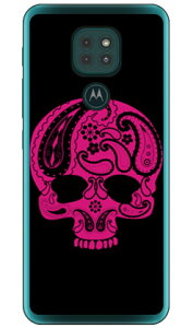 Paisley skull �u���b�N �i�\�t�gTPU�N���A�j design by ROTM moto g9 PLAY XT2083 MVNO�X�}�z�iSIM�t���[�[���j SECOND SKIN moto g9 play �P�[�X moto g9 play �J�o�[ ���gg9play �P�[�X ���gg9play �J�o�[ ���g�W�[9�v���C 