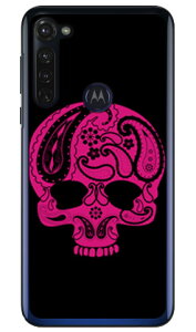 Paisley skull �u���b�N �i�N���A�j design by ROTM moto g PRO XT2043 MVNO�X�}�z�iSIM�t���[�[���j SECOND SKIN moto g pro �P�[�X moto g pro �J�o�[ ���gg�v�� �P�[�X ���gg�v�� �J�o�[ ���g�W�[�v�� �P�[�X ���g�W