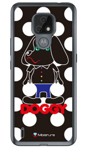 Doggy �z���C�g�h�b�g �i�\�t�gTPU�N���A�j design by Moisture moto e7 XT2095 MVNO�X�}�z�iSIM�t���[�[���j SECOND SKIN moto e7 �P�[�X moto e7 �J�o�[ ���ge7 �P�[�X ���ge7 �J�o�[ ���g�C�[7 �P�[�X ���g�C�[7 �J