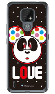 Love Panda �z���C�g�h�b�g �i�\�t�gTPU�N���A�j design by Moisture moto e7 XT2095 MVNO�X�}�z�iSIM�t���[�[���j SECOND SKIN moto e7 �P�[�X moto e7 �J�o�[ ���ge7 �P�[�X ���ge7 �J�o�[ ���g�C�[7 �P�[�X ���g�C�[7